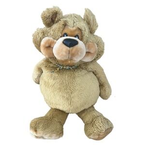 Vtg Goffa Teddy Bear Rare Unique Face Giant Jumbo HTF